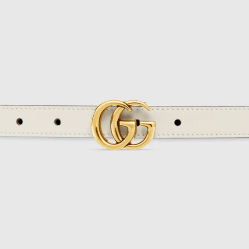 Gucci GG Marmont Mini Leather Belt Size 75